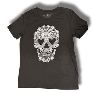 Medium Grey Skull Shirt